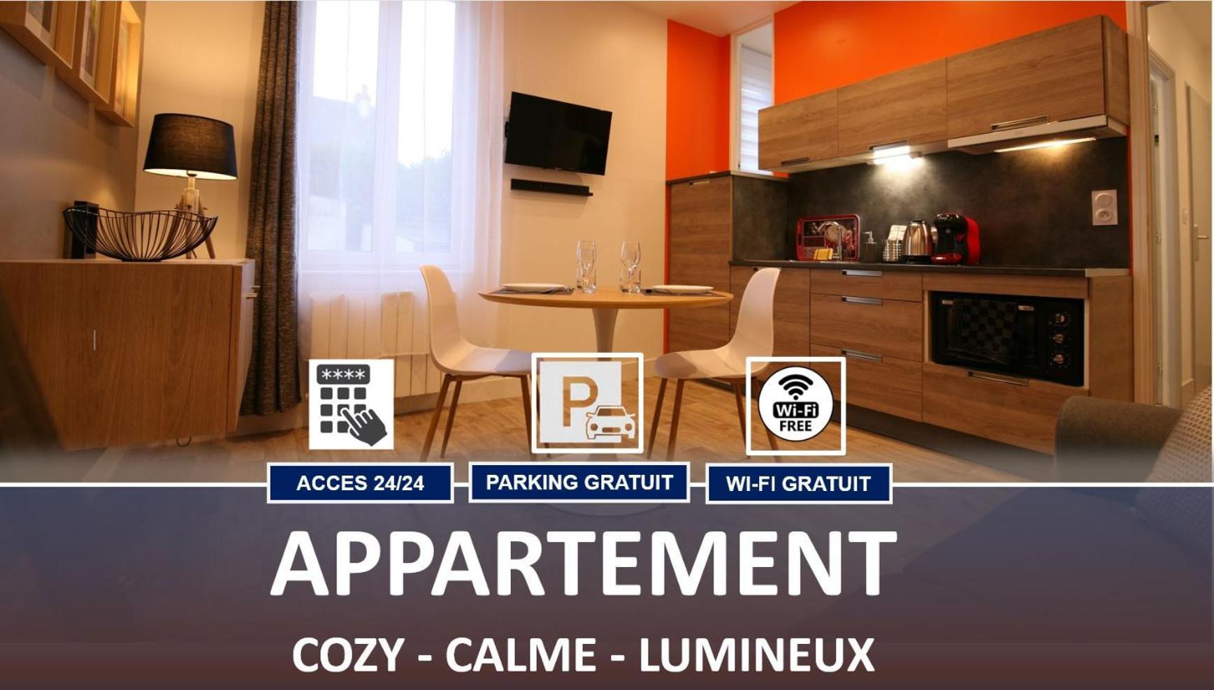 Le Faidherbe Style Appart' Hotel - Wifi Gratuit - Parking Gratuit Calme Et Lumineux Nevers Buitenkant foto